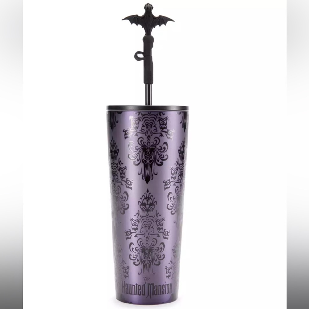 Haunted Mansion 24oz Stainless Steel Starbucks Tumbler with Straw SoldOut Online - Picture 3 of 6